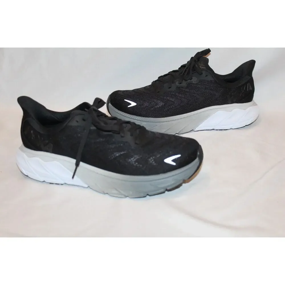 NEW Hoka One One Arahi‎ 6 Women's Running Athletic Shoes BWHT Black Gray